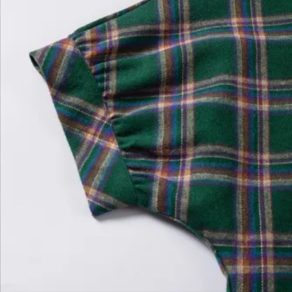 New Oversized plaid tunic shirt - Picture 10 of 17